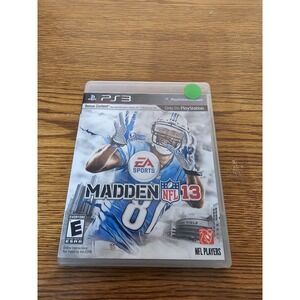 Madden NFL 13 Video Game for Sony PlayStation 3 PS3 EA Sports